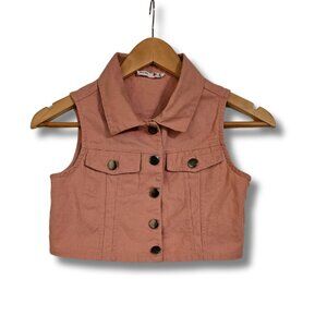 Girls Light Pink Jacket/Vest